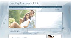 Desktop Screenshot of corcorandental.com